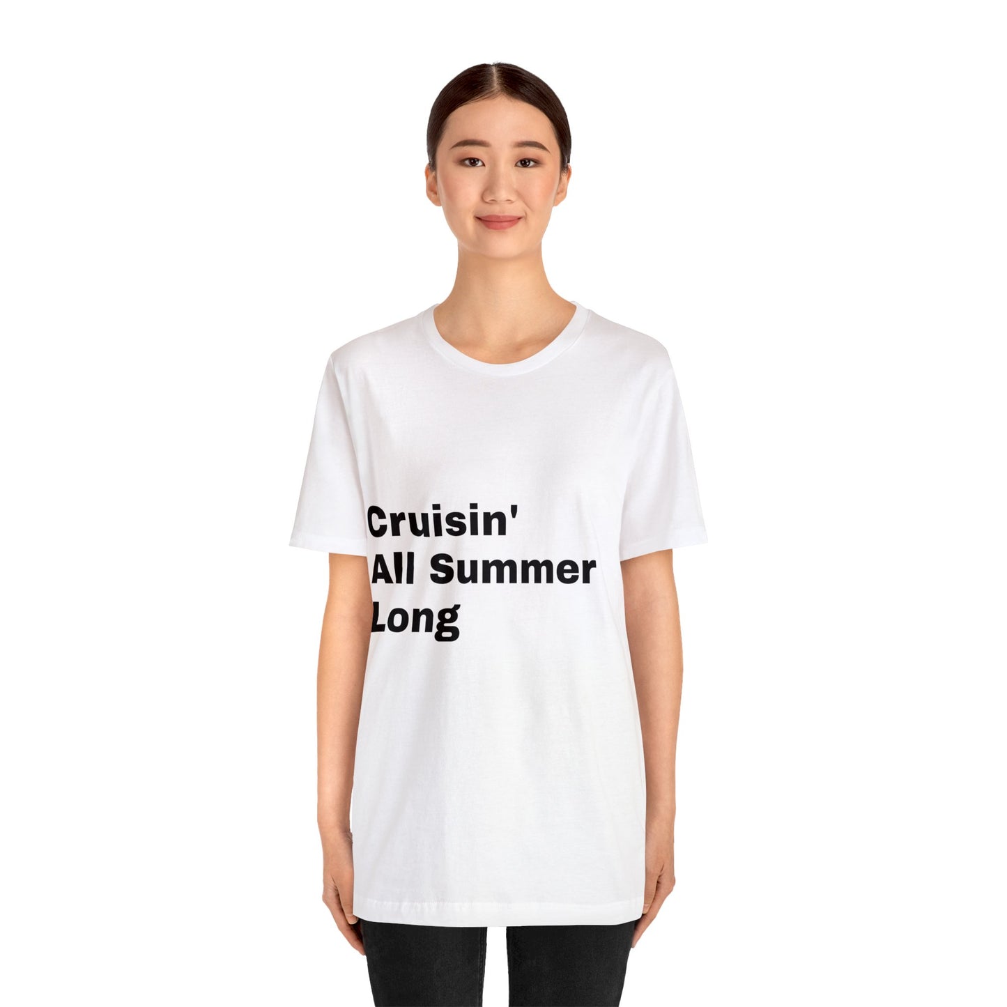 Cruisin' All Summer Long T-Shirt: Classic Muscle Car Retro Beach Ride Tee Surf Sunset Lifestyle