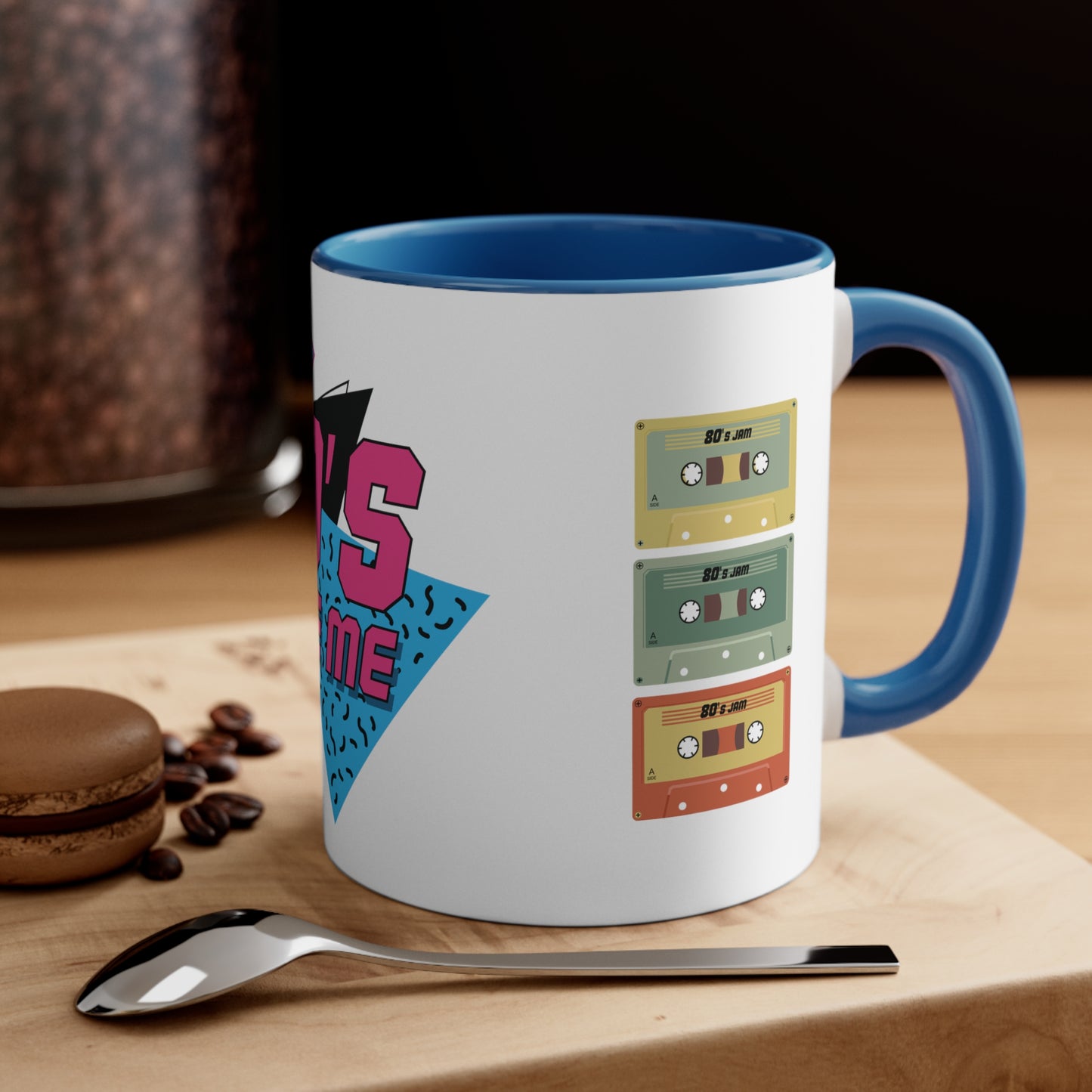 Retro Vibes: The '80s Made Me" Mug