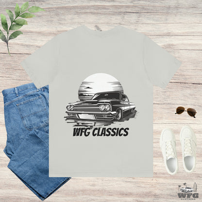 Classic Muscle Car Lowrider Sunset Tee WFG Classics T-Shirt Multiple Colors Available