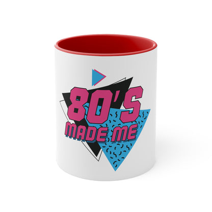 Retro Vibes: The '80s Made Me" Mug