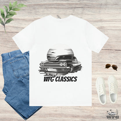 Classic Muscle Car Lowrider Sunset Tee WFG Classics T-Shirt Multiple Colors Available