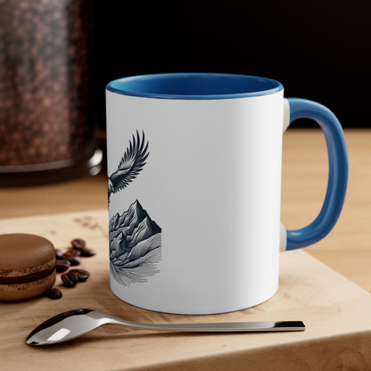 Eagles Majesty Above Peaks Mug