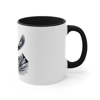 Eagles Majesty Above Peaks Mug