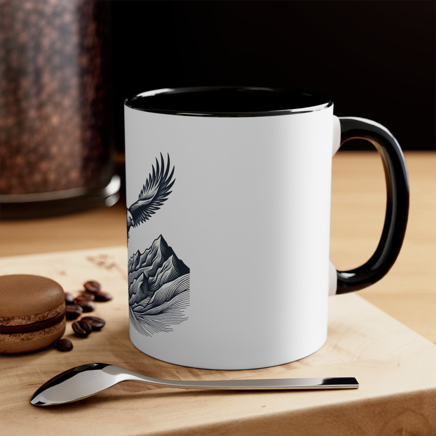 Eagles Majesty Above Peaks Mug