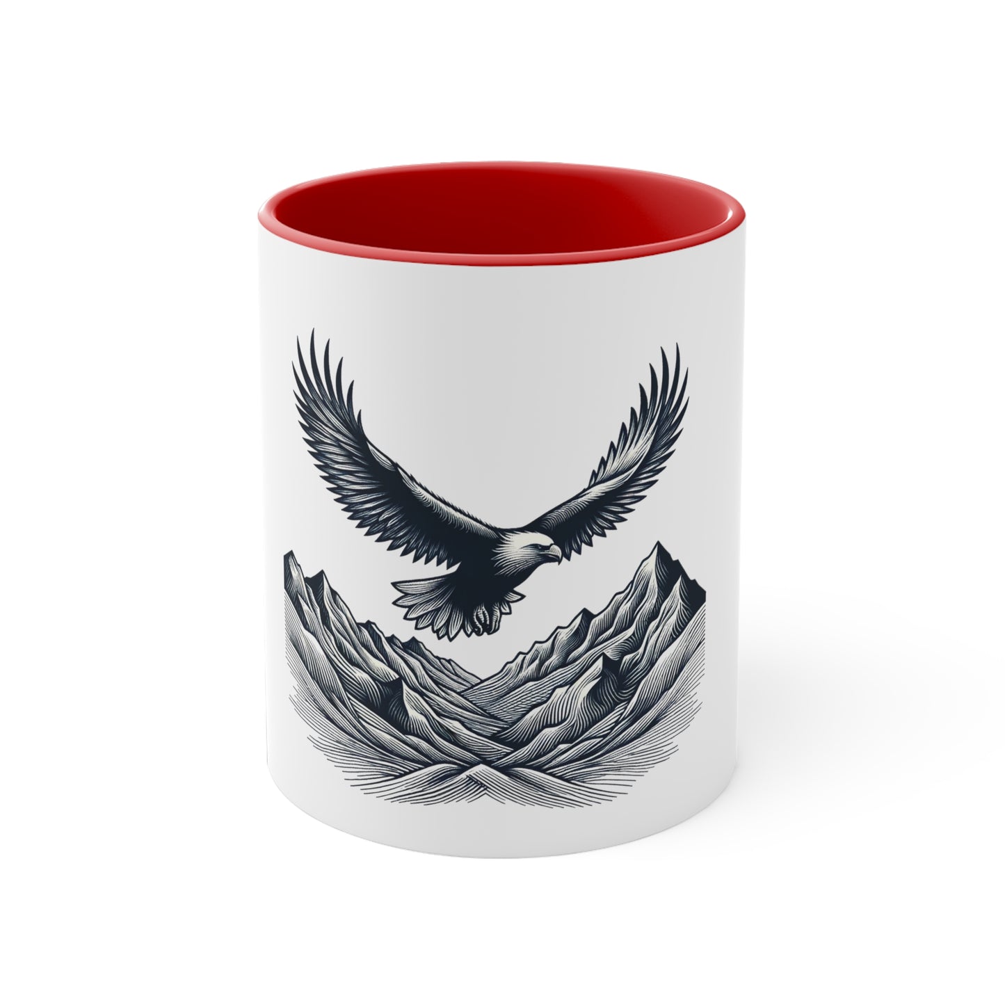 Eagles Majesty Above Peaks Mug