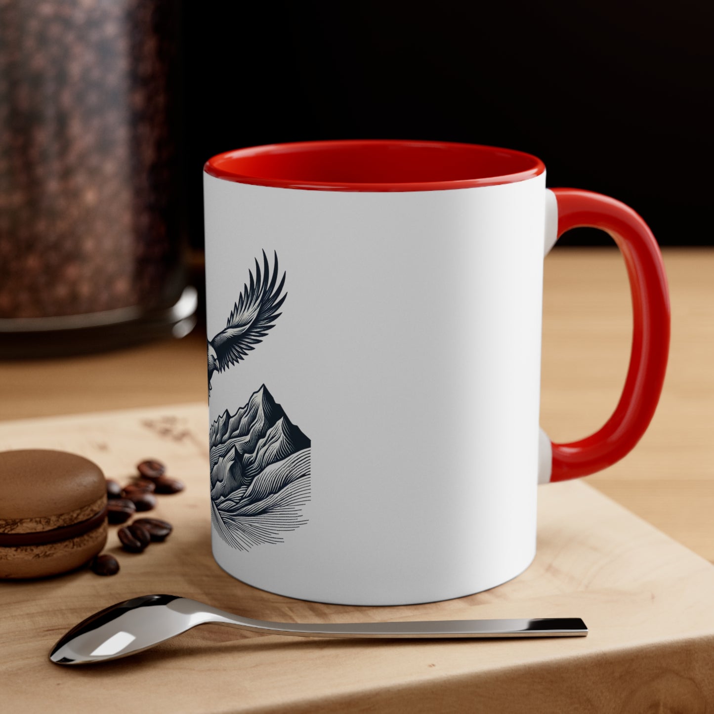 Eagles Majesty Above Peaks Mug