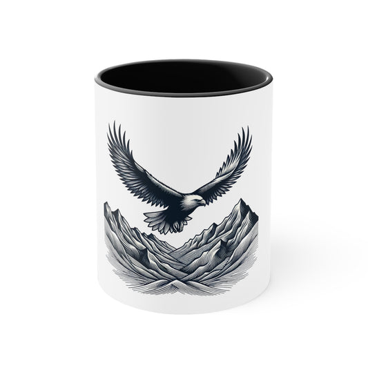 Eagles Majesty Above Peaks Mug