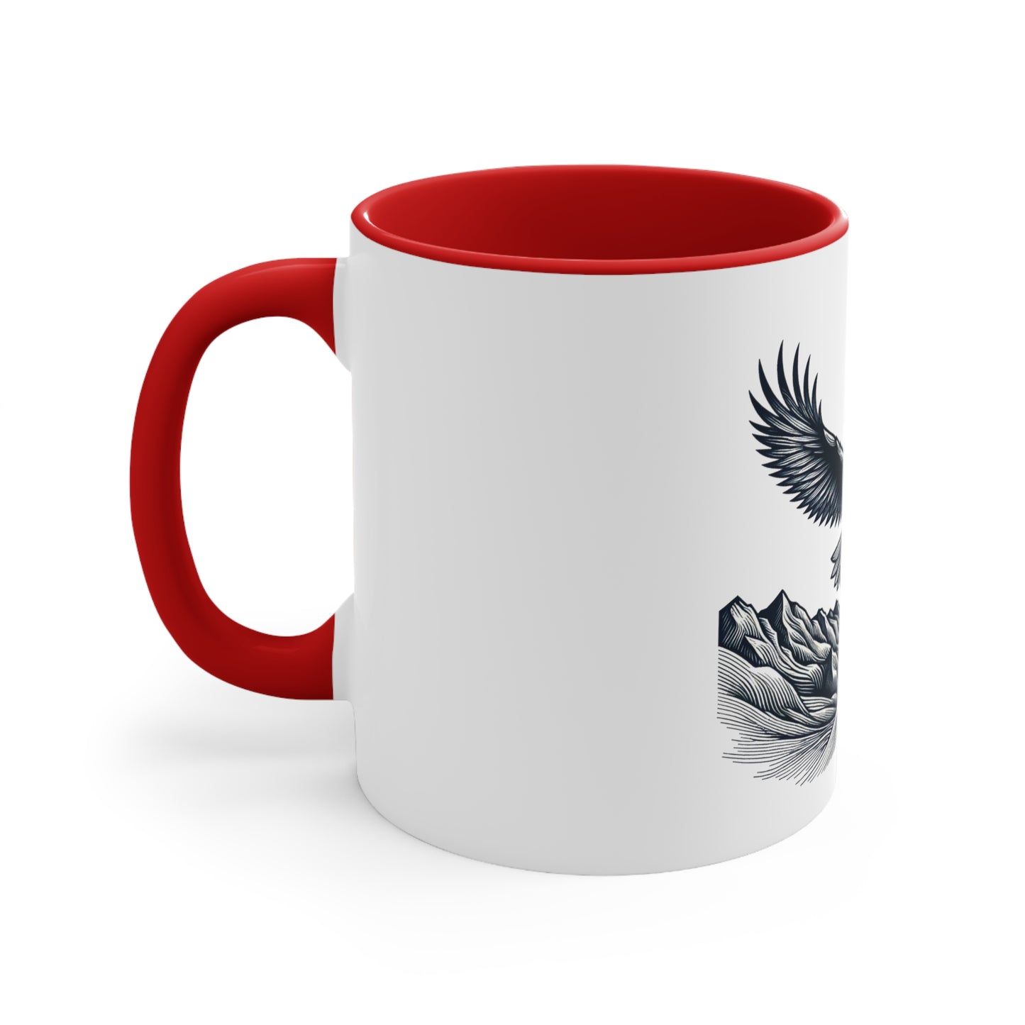 Eagles Majesty Above Peaks Mug