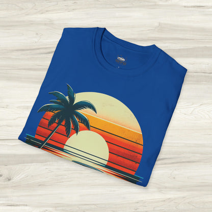 Chevelle Paradise 4 Classic American Muscle Car T-Shirt Beach Island Travel Tee Retro Surfer Summer Spring Shirt