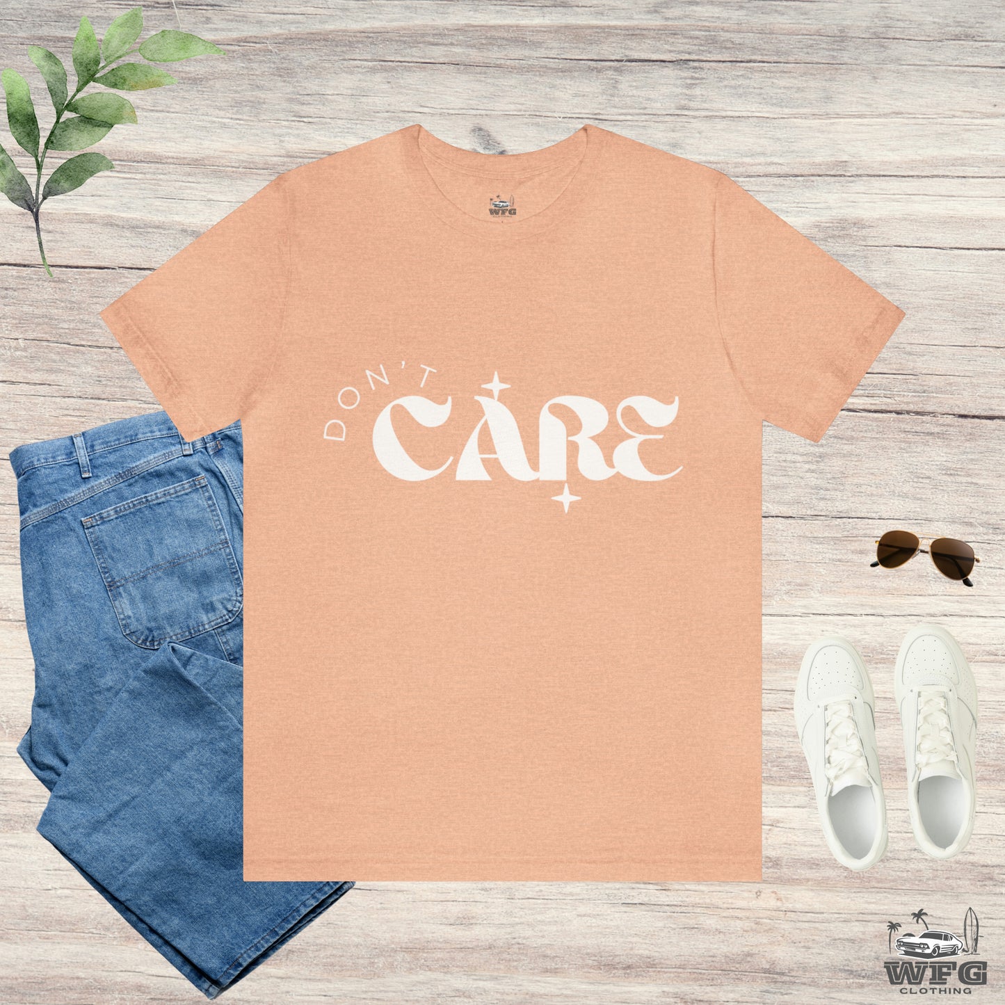 Don't Care Graphic T-Shirt Multiple Colors Available