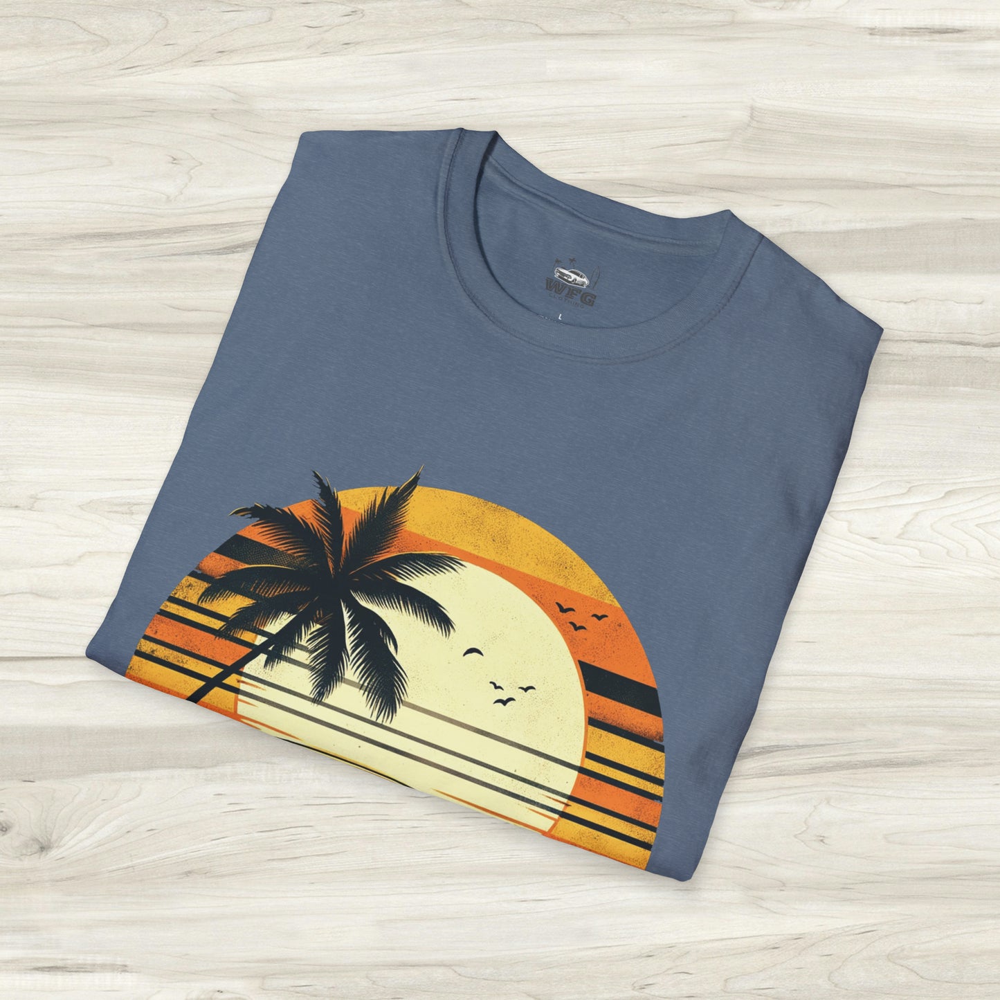 Chevelle Paradise Classic American Muscle Car T-Shirt Beach Island Travel Tee Retro Surfer Summer Spring Shirt