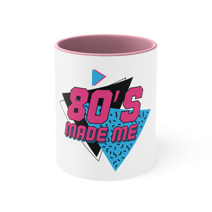 Retro Vibes: The '80s Made Me" Mug