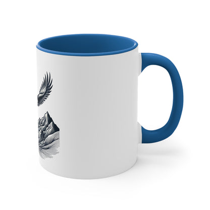 Eagles Majesty Above Peaks Mug