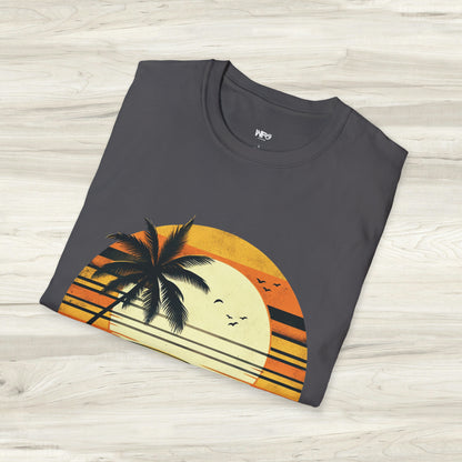 Chevelle Paradise Classic American Muscle Car T-Shirt Beach Island Travel Tee Retro Surfer Summer Spring Shirt