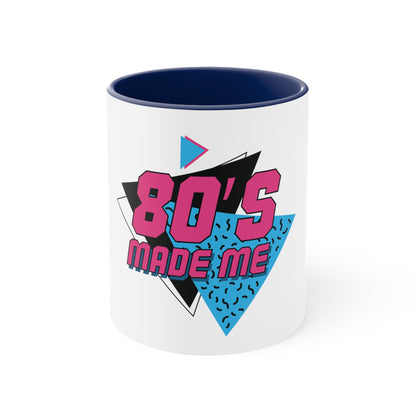 Retro Vibes: The '80s Made Me" Mug