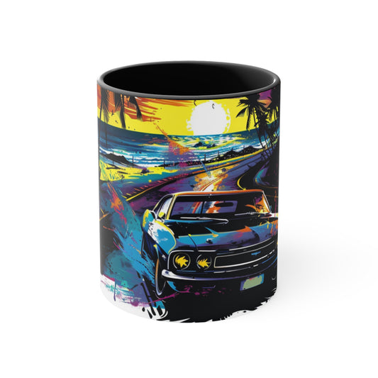 Retro Roadtrip: Sunset Escape Mug Multiple Colors Available