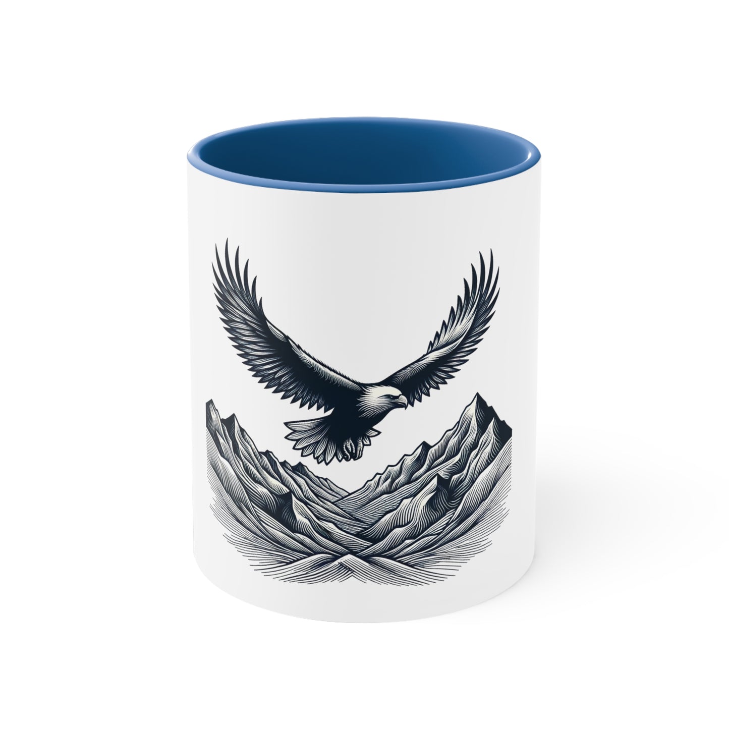 Eagles Majesty Above Peaks Mug